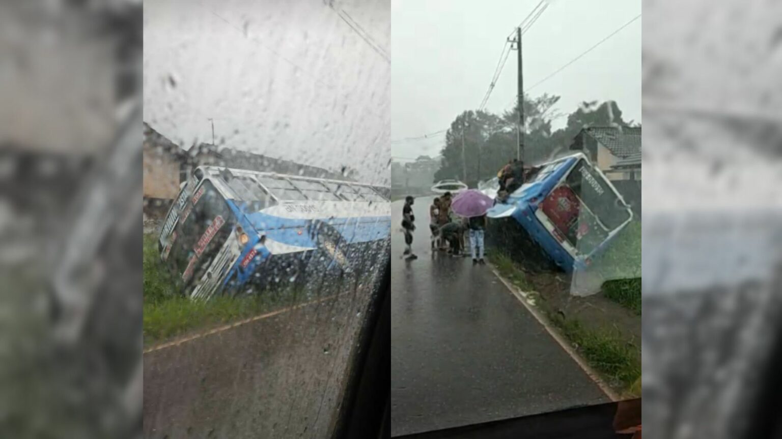 Ônibus com passageiros capota no nordeste do Pará