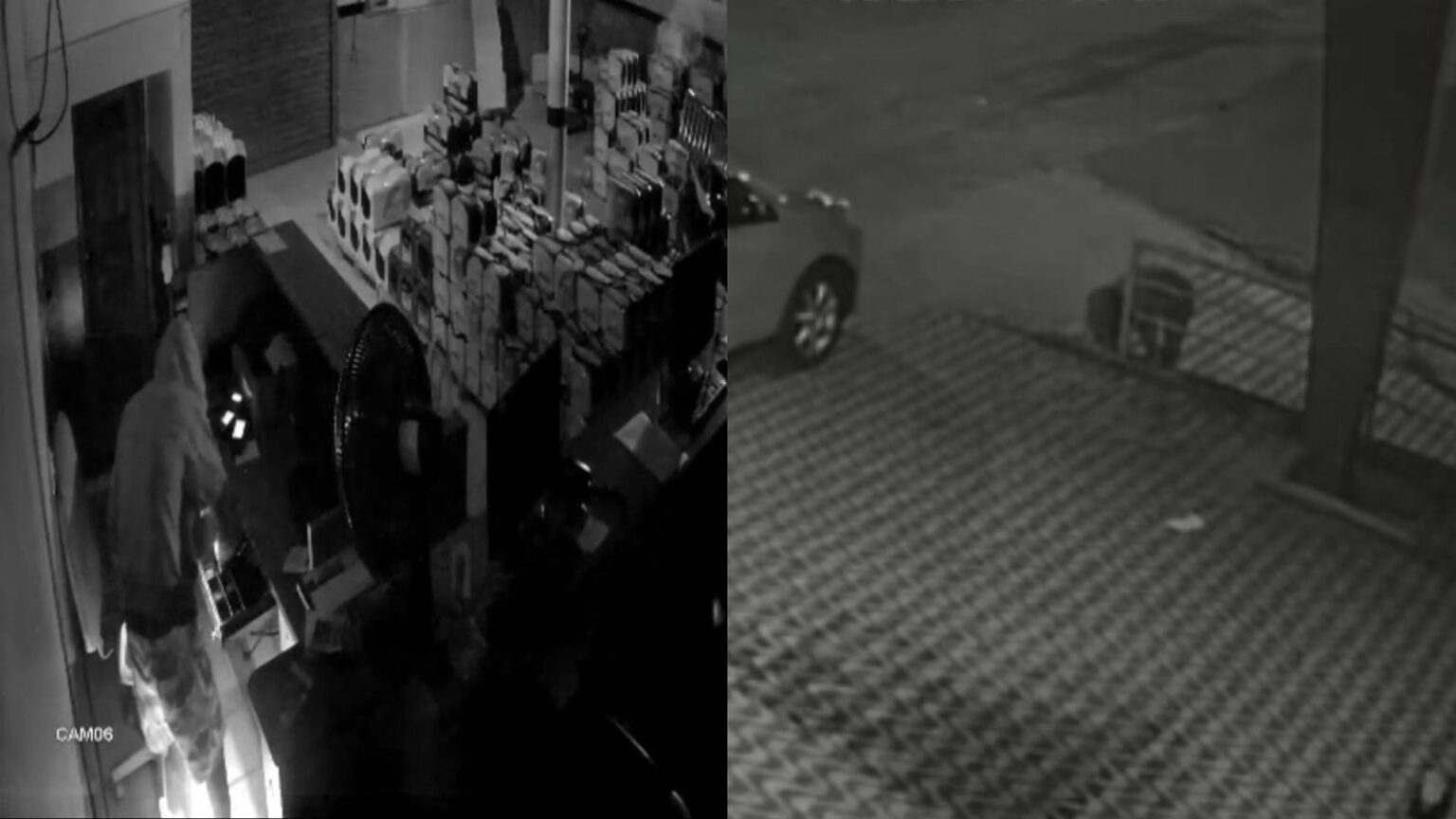 VÍDEO: Criminosos arrombam loja de madrugada e furtam baterias automotivas em Marabá