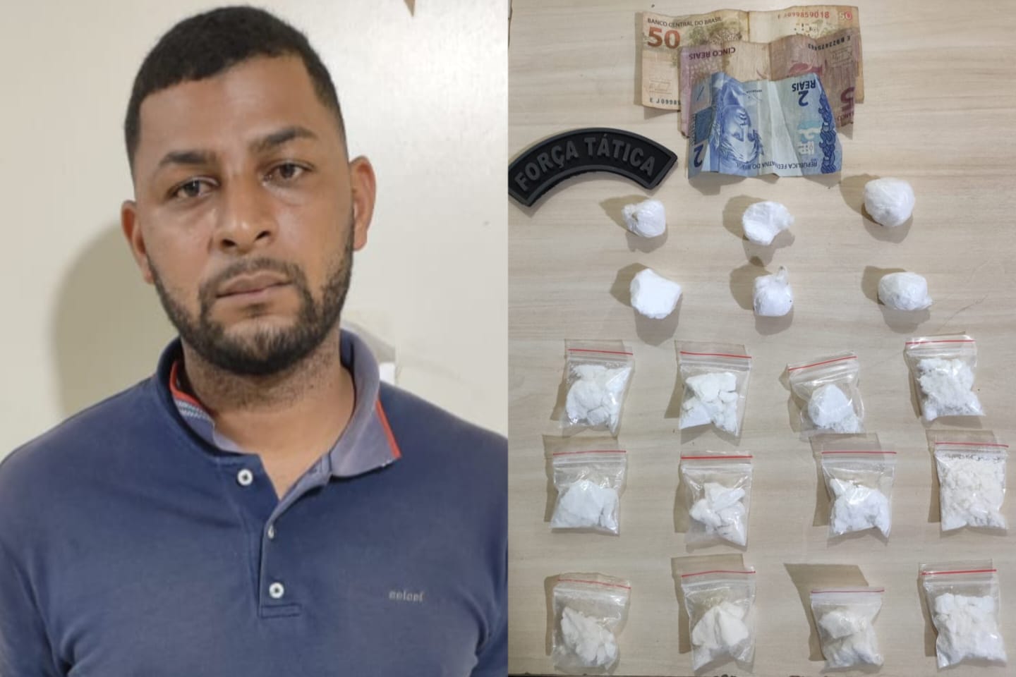 Homem é preso ao ser flagrado com cocaína em Marabá