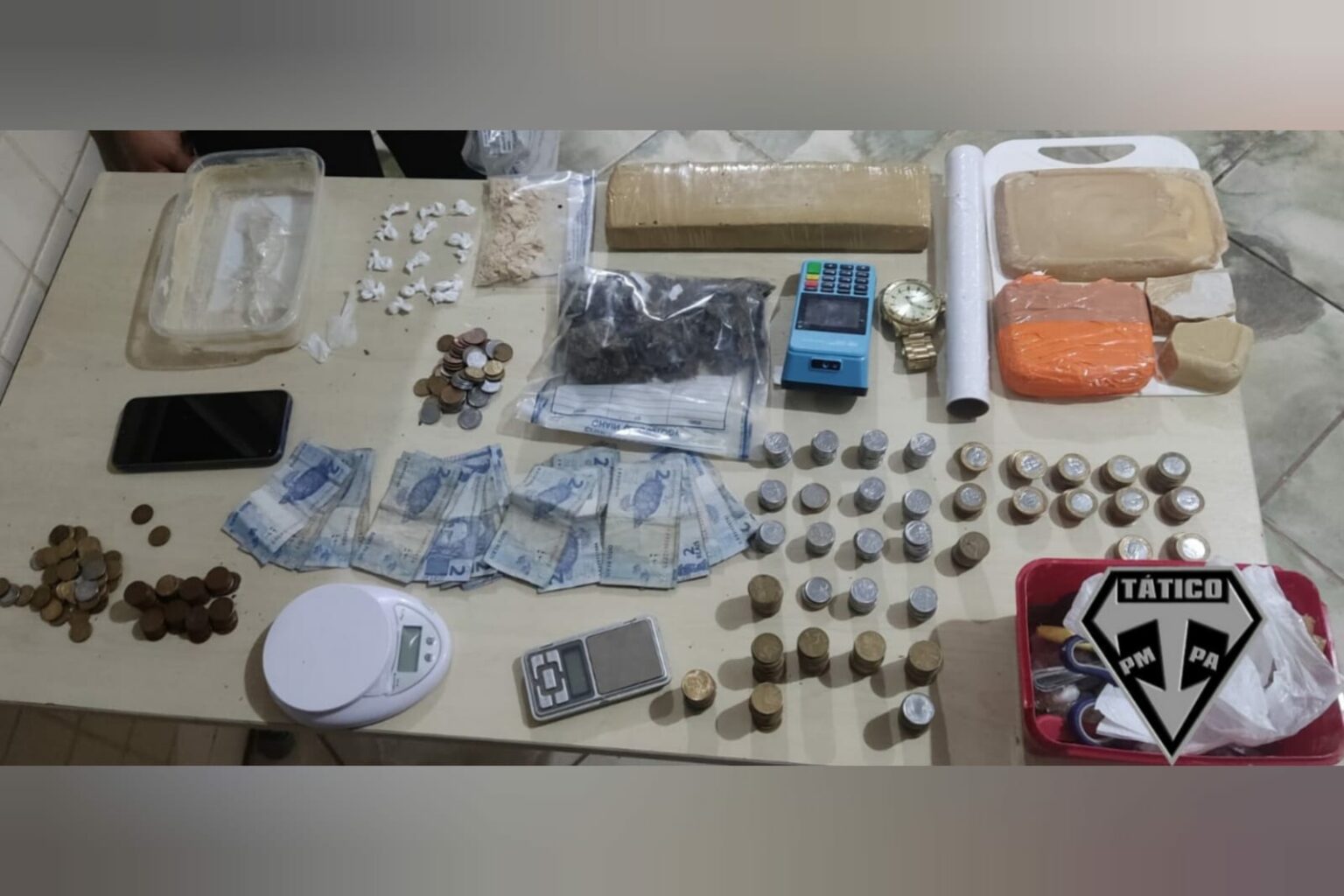 Casal é preso por tráfico de drogas em Paragominas