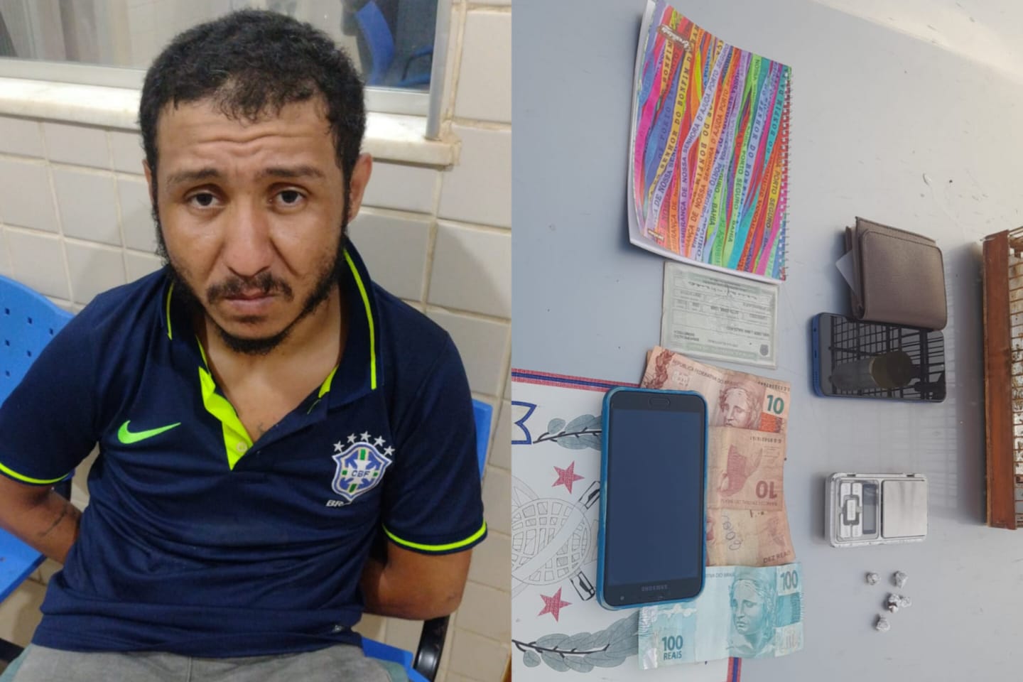 Homem em descumprimento de prisão domiciliar é preso com drogas em Itupiranga