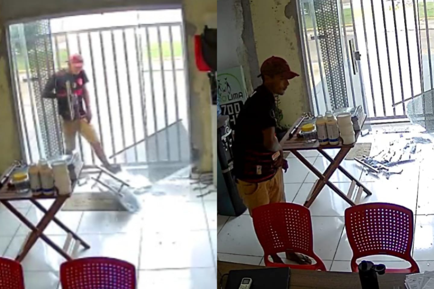 VÍDEO: Homem invade escritório e furta objetos em Marabá