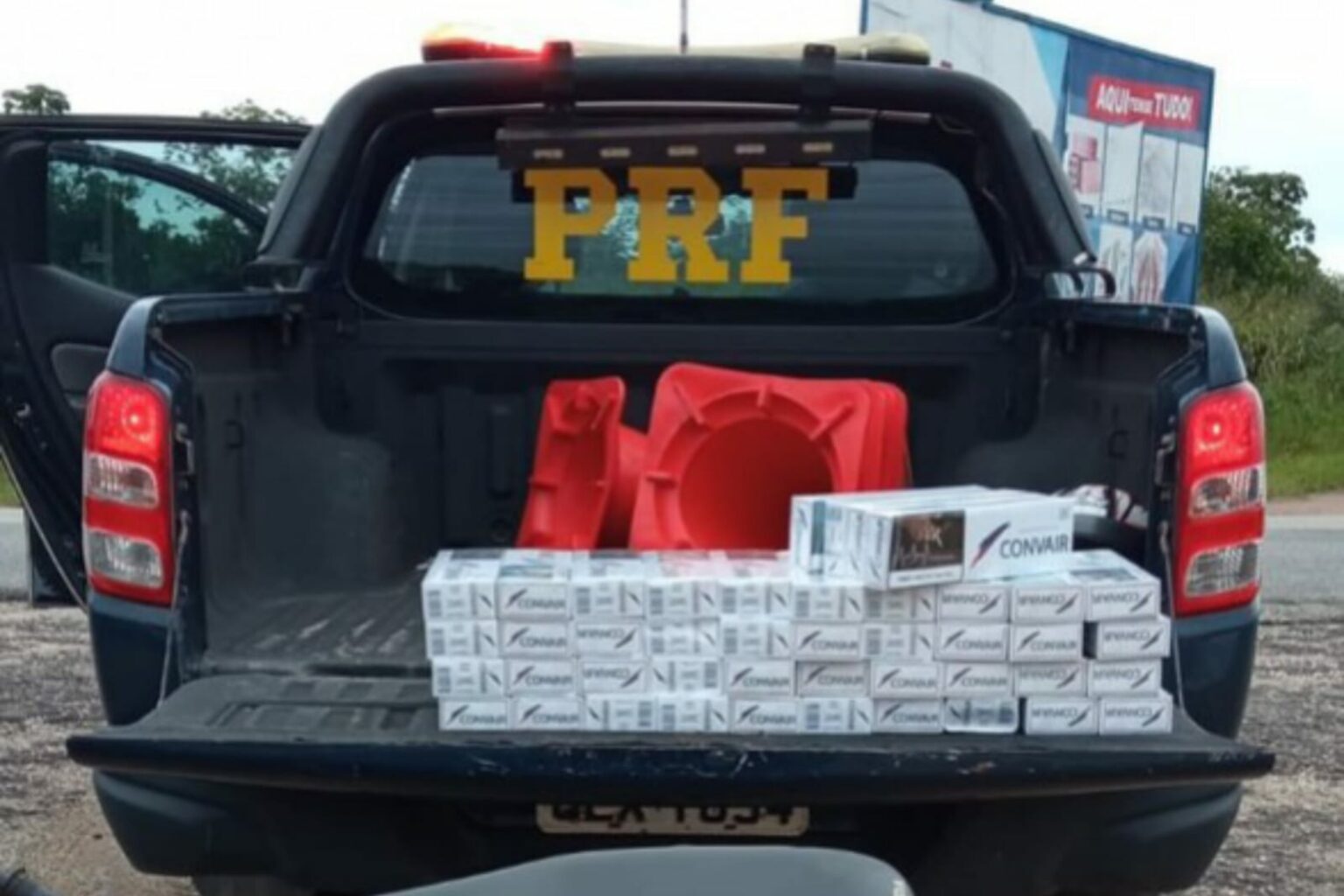 PRF apreende 440 maços de cigarros contrabandeados no Pará