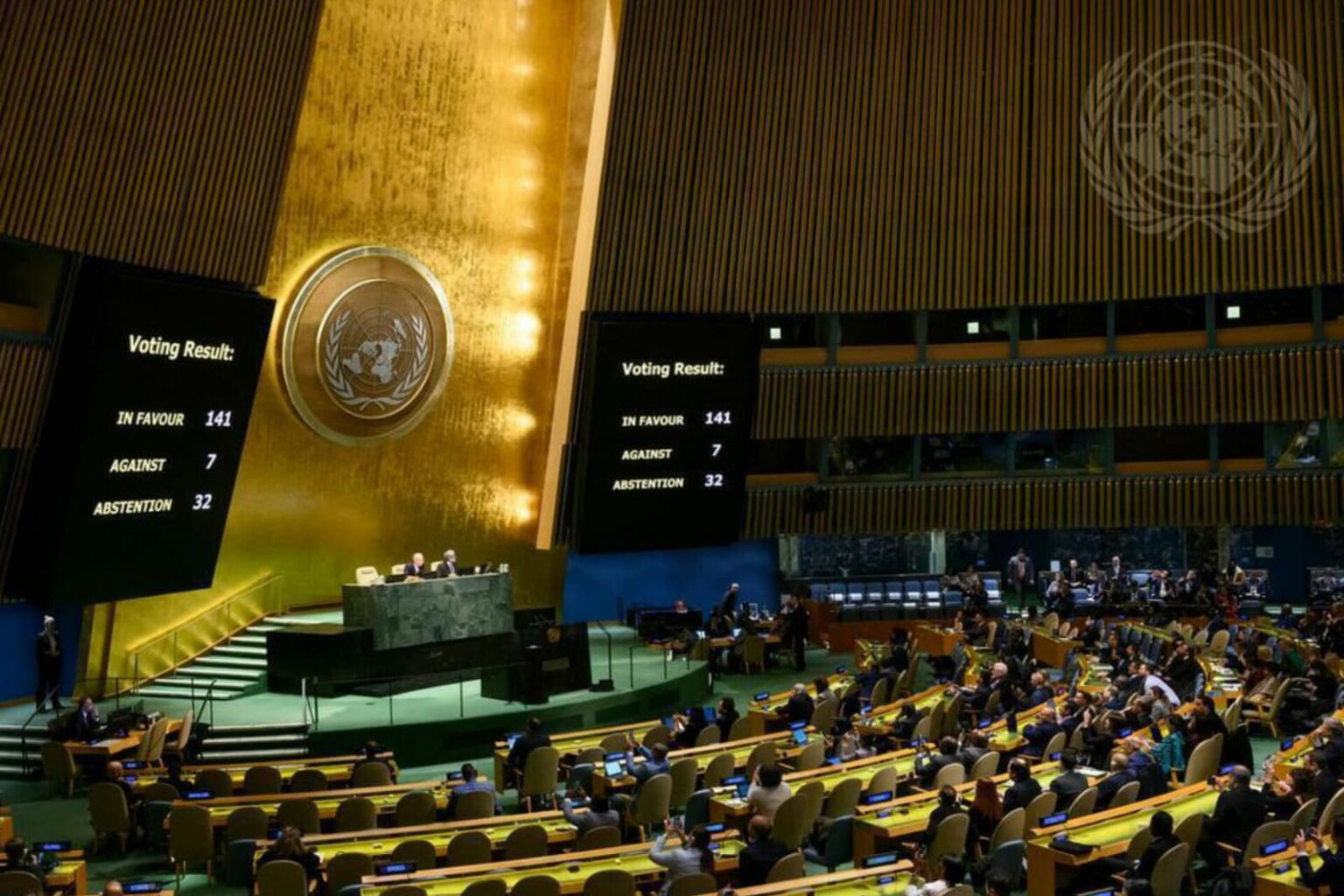 Assembleia Geral da ONU aprova nova resolução pelo fim da guerra