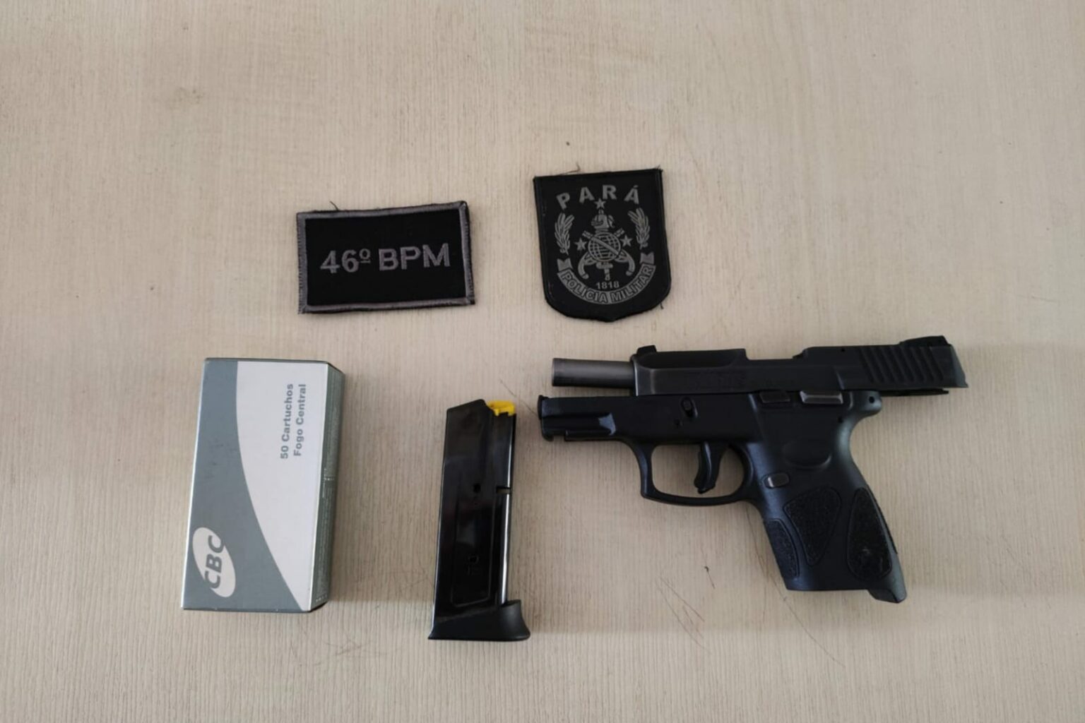PM prende dupla suspeita de porte ilegal de arma de fogo no Pará
