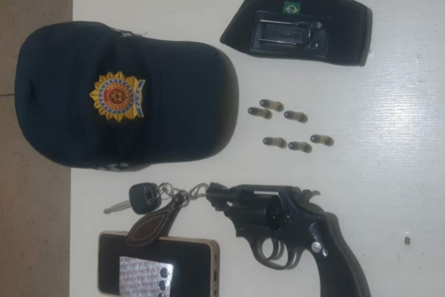 PM apreende arma de fogo em Novo Repartimento
