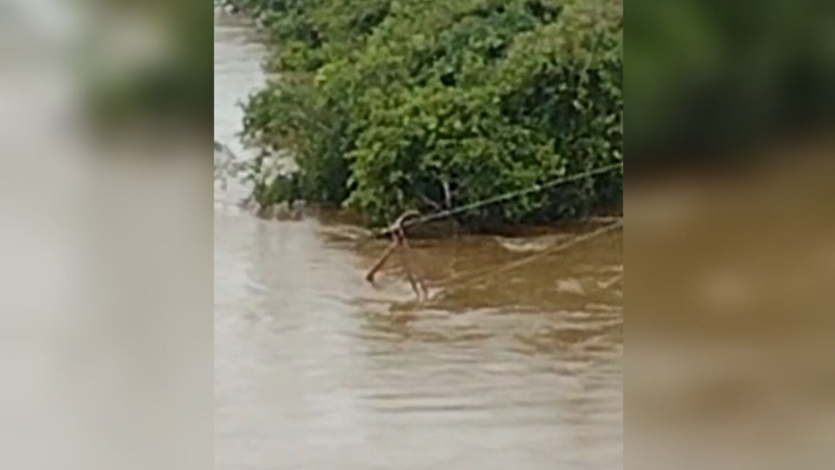 Vídeo aponta perigo com fiação elétrica no Rio Itacaiunas