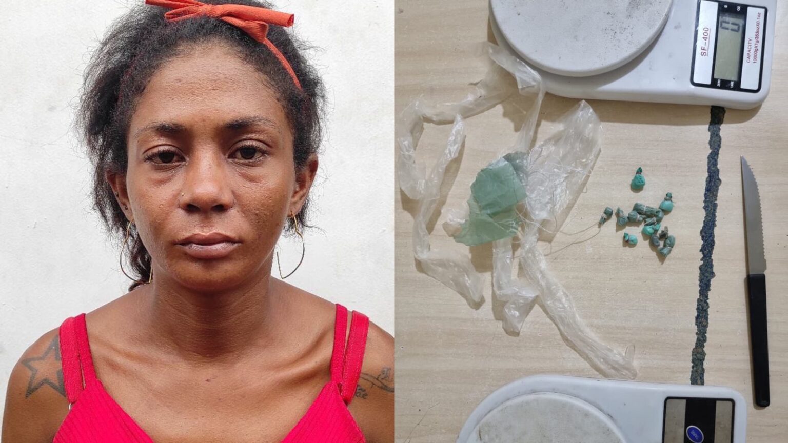 Mulher é presa com porções de crack dentro do sutiã em Marabá