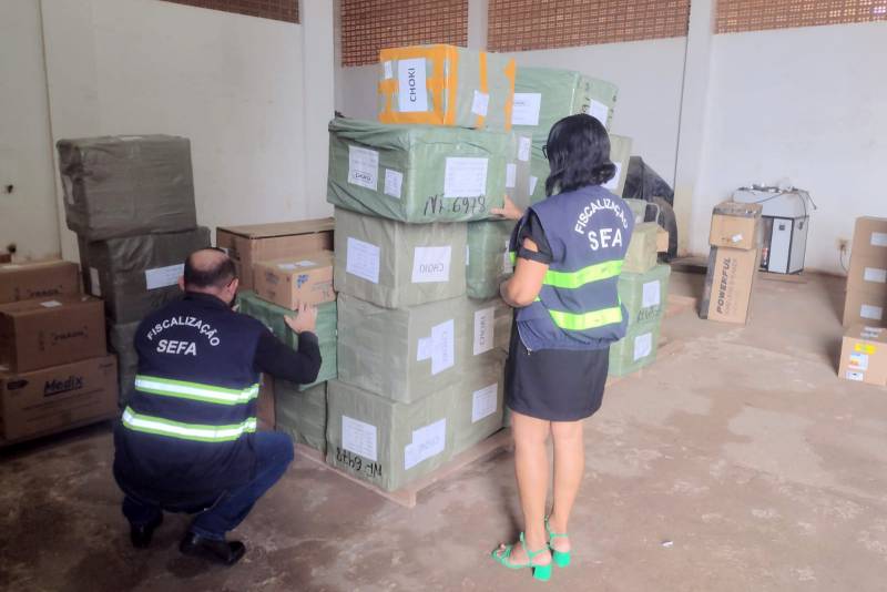 Carga com produtos da China é apreendida em Dom Eliseu