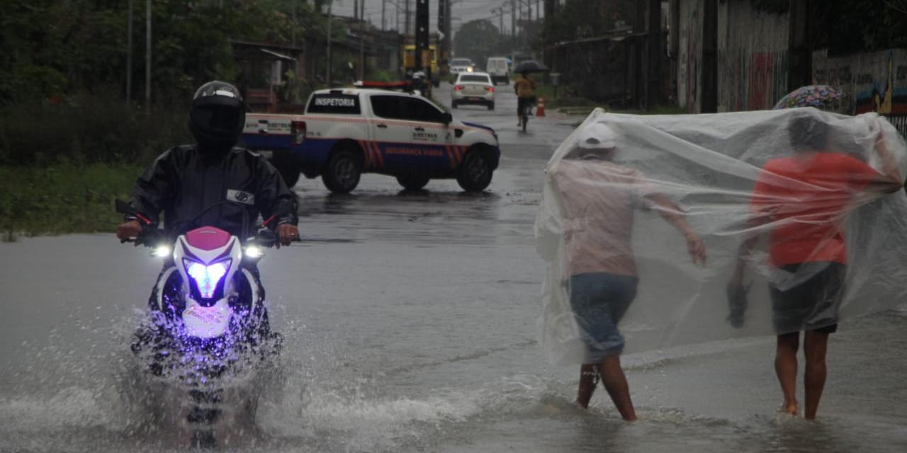 Inmet emite alertas laranja e vermelho no Pará por conta de chuvas intensas