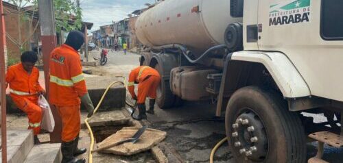 Prefeitura realiza limpeza de grotas e bueiros em Marabá