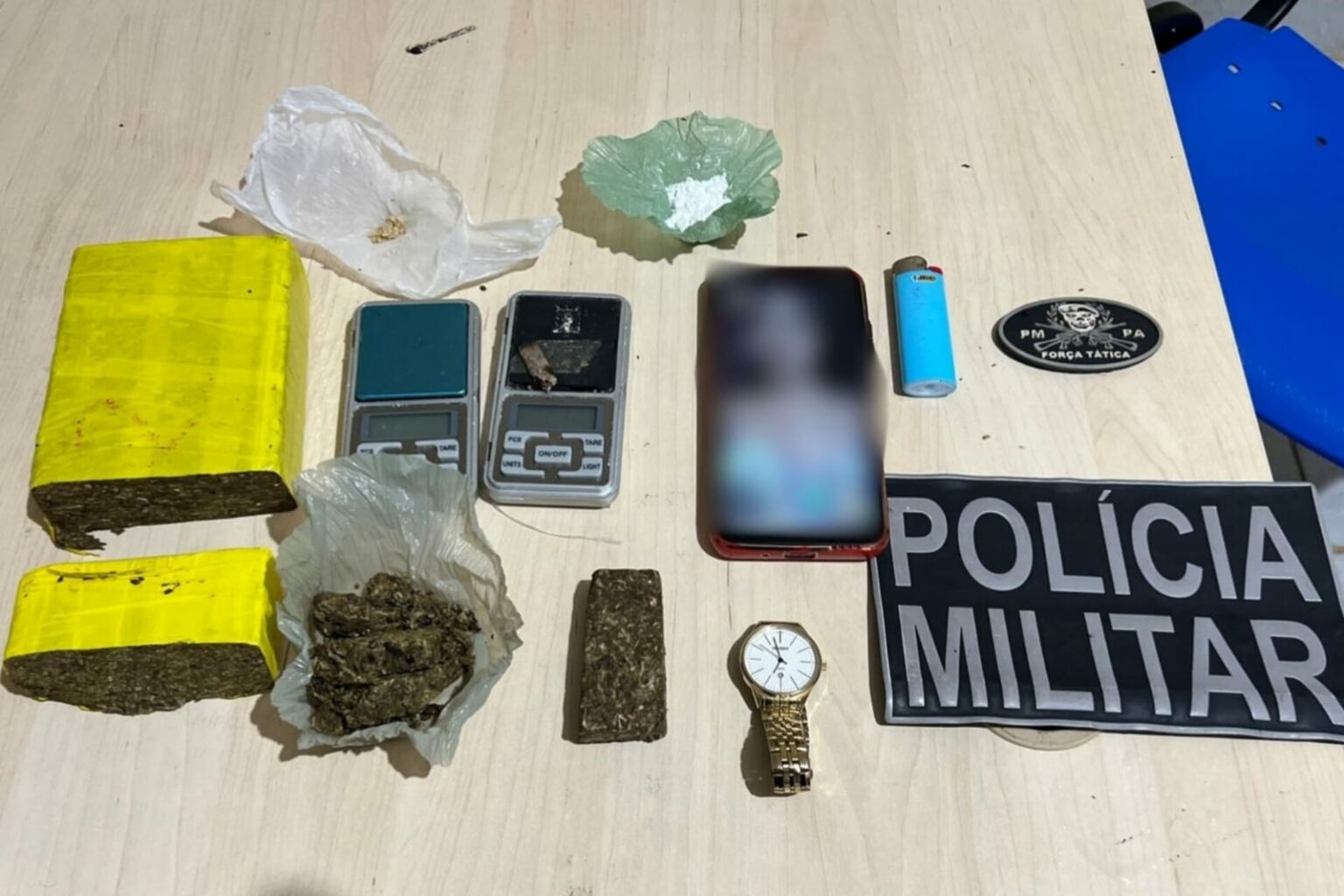 PM prende suspeita de tráfico e apreende drogas no Pará