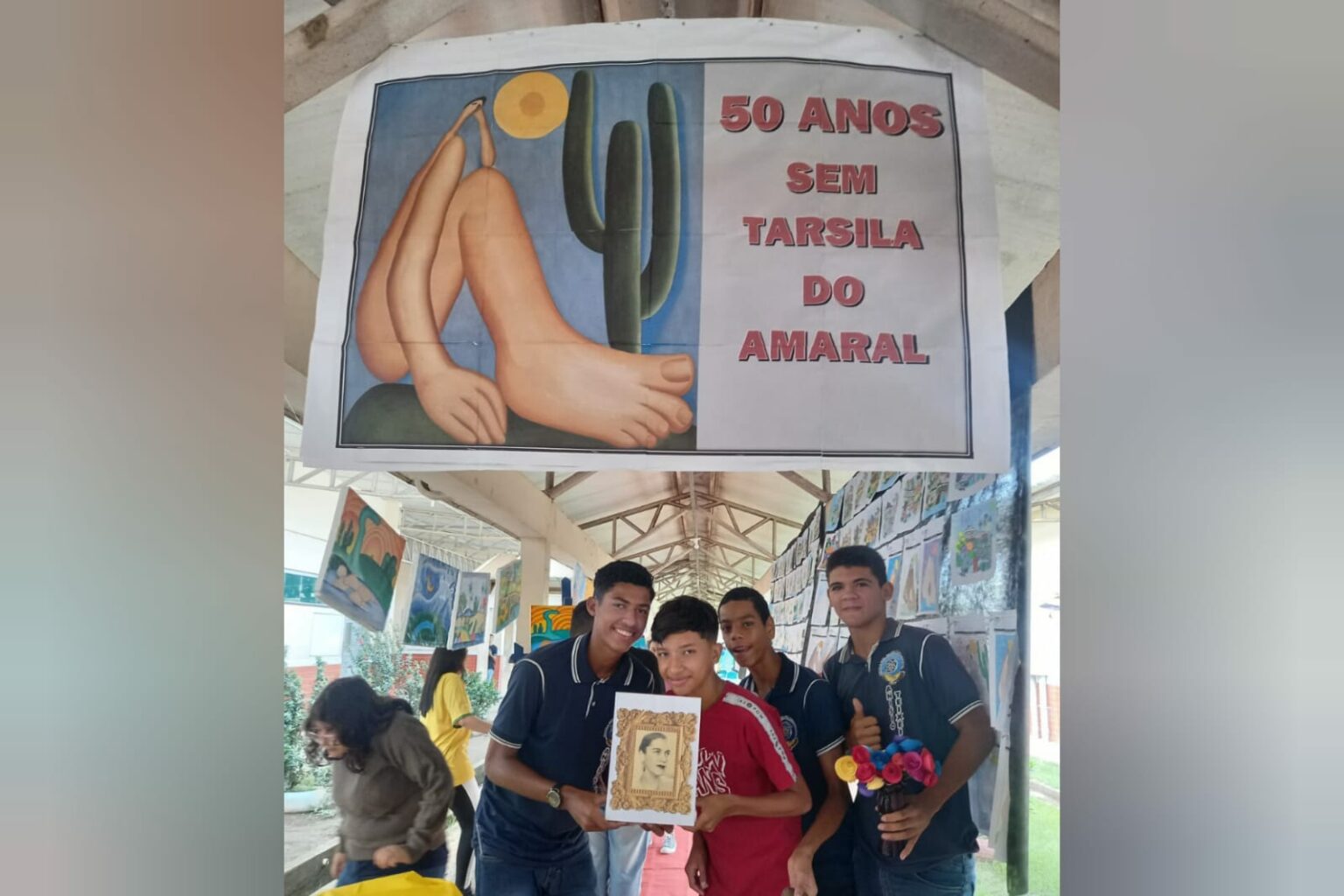Vídeo: Escola Anísio Teixeira faz exposição sobre Tarsila do Amaral em Marabá