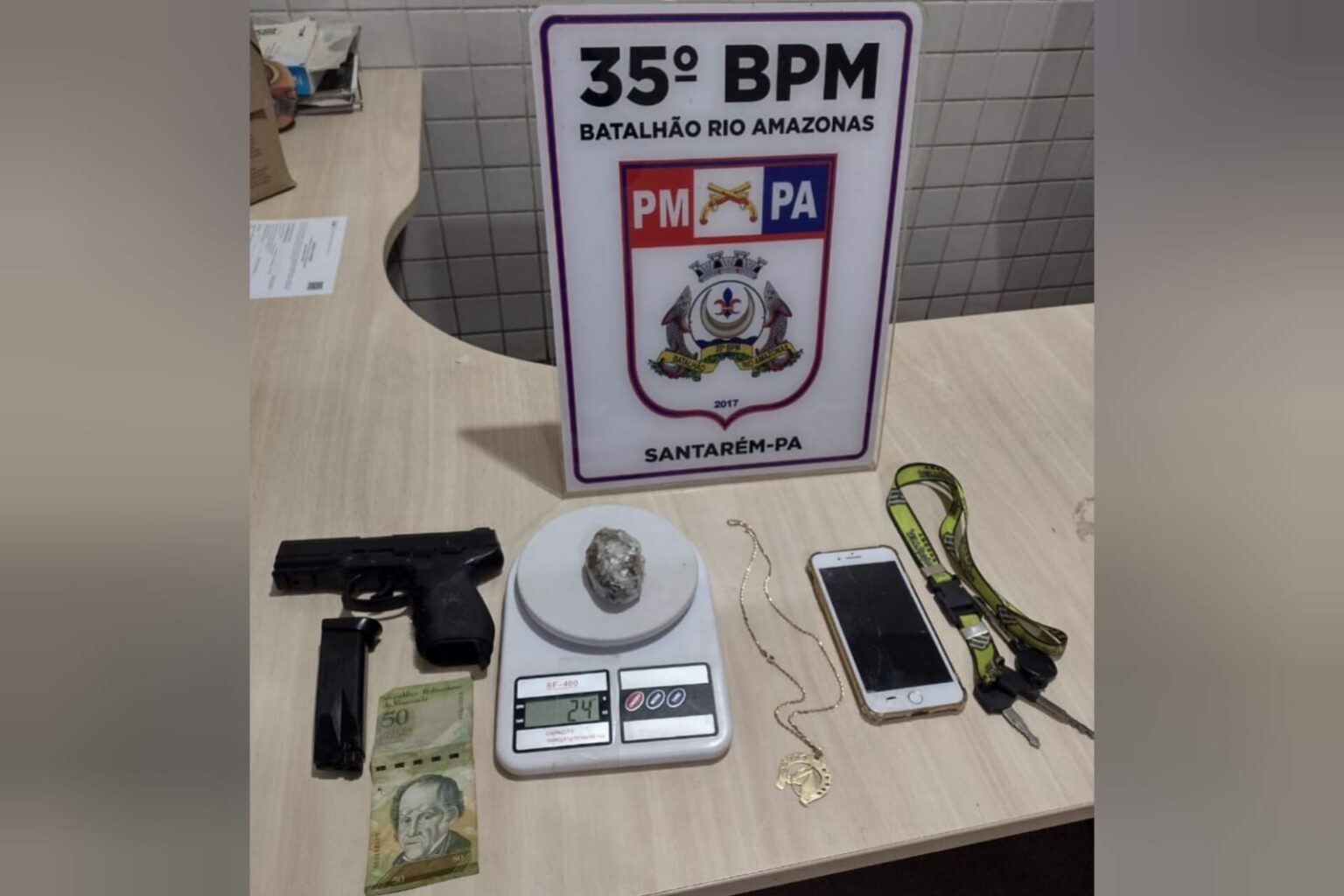PM prende dupla suspeita de roubo no Pará