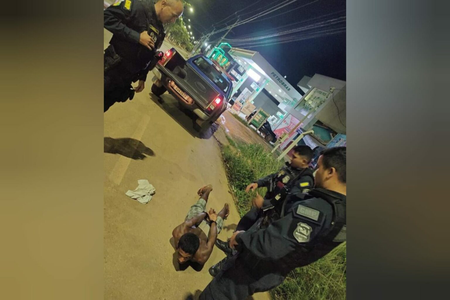 Homem é preso após quebrar vidraça de restaurante em Parauapebas