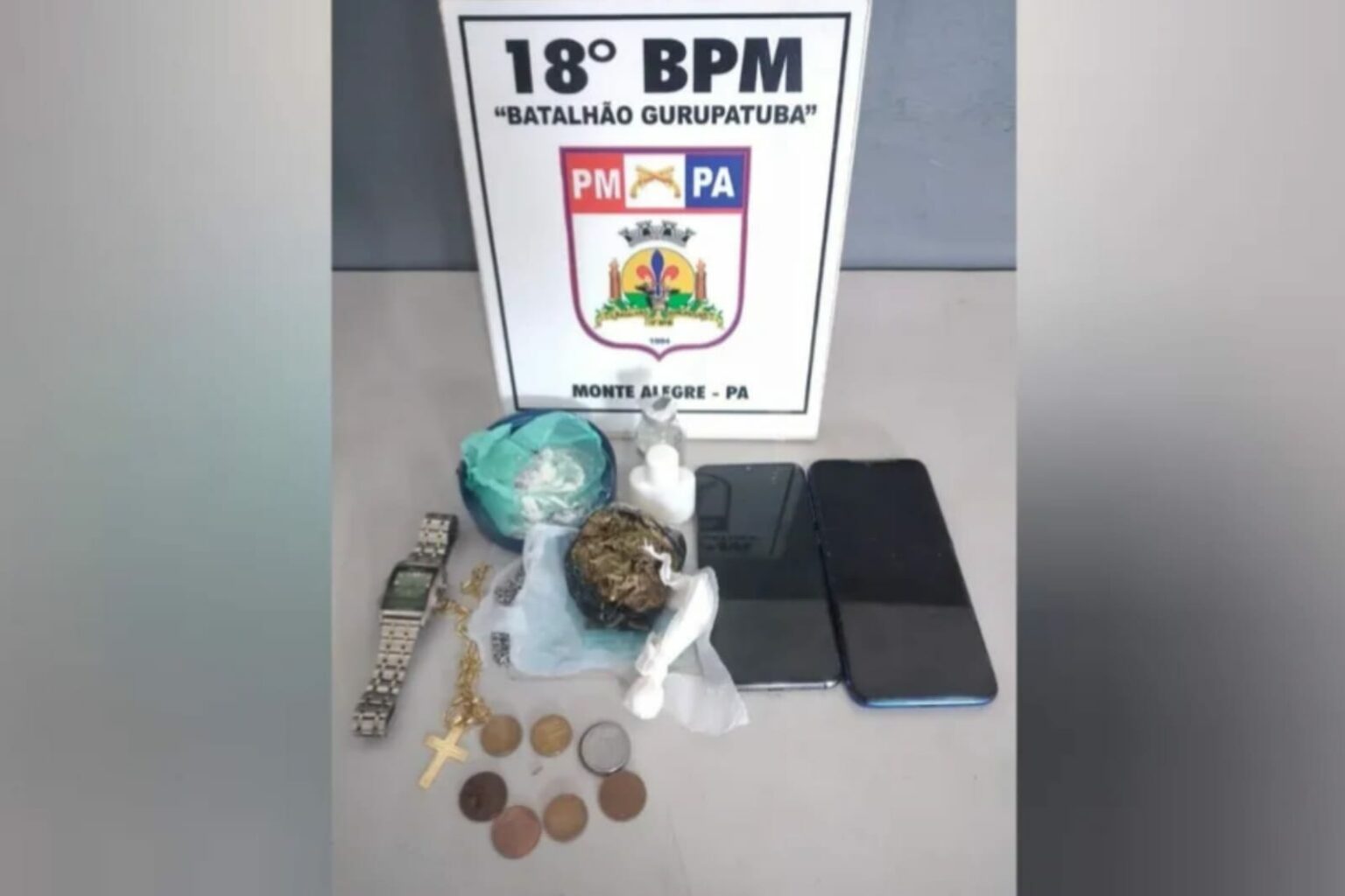 Jovens são presos com maconha e oxi no Pará