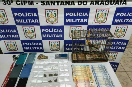 Dupla é presa por tráfico de drogas em Santana do Araguaia