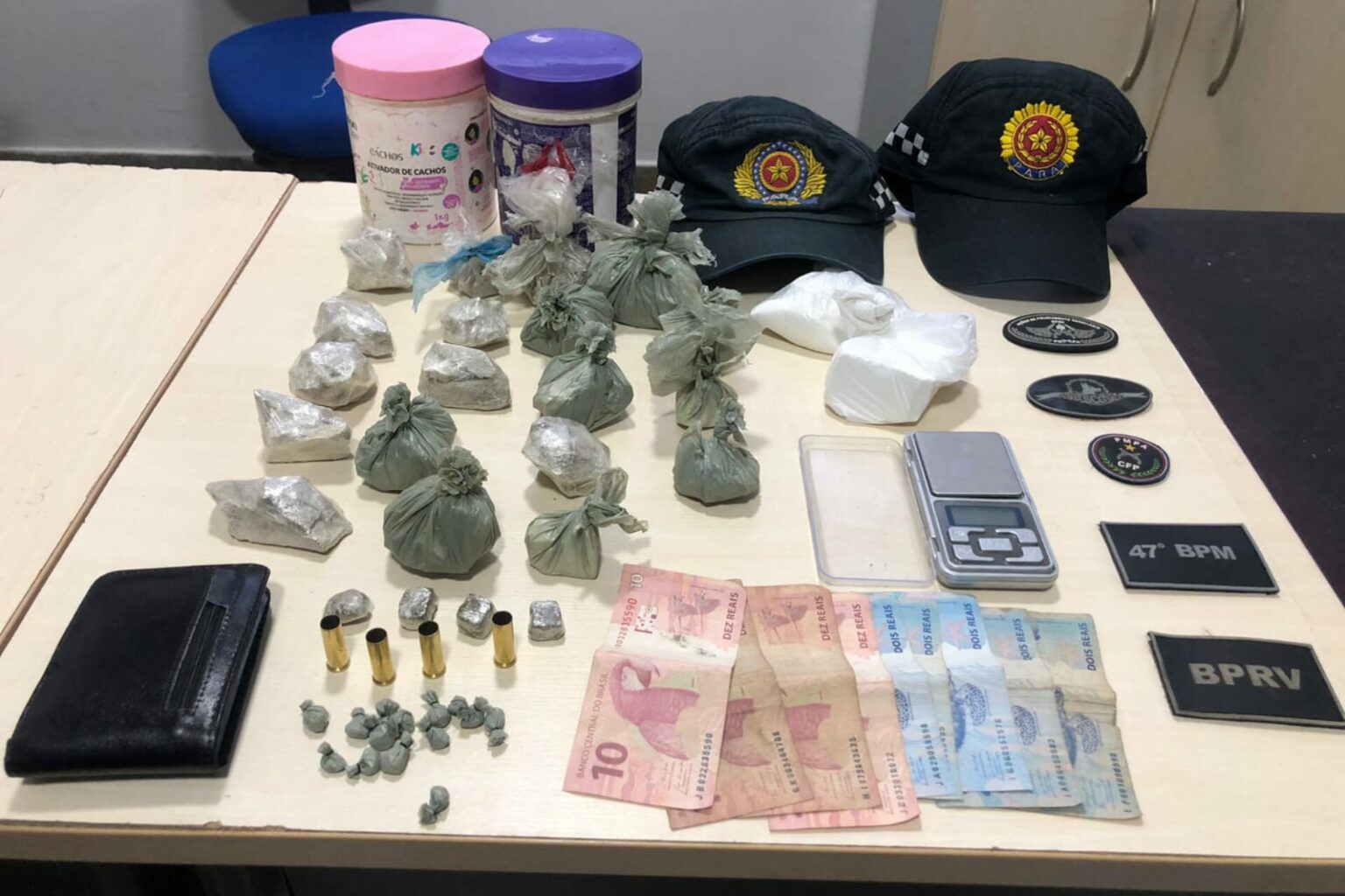 PM desarticula ponto de tráfico de drogas na zona rural de Moju