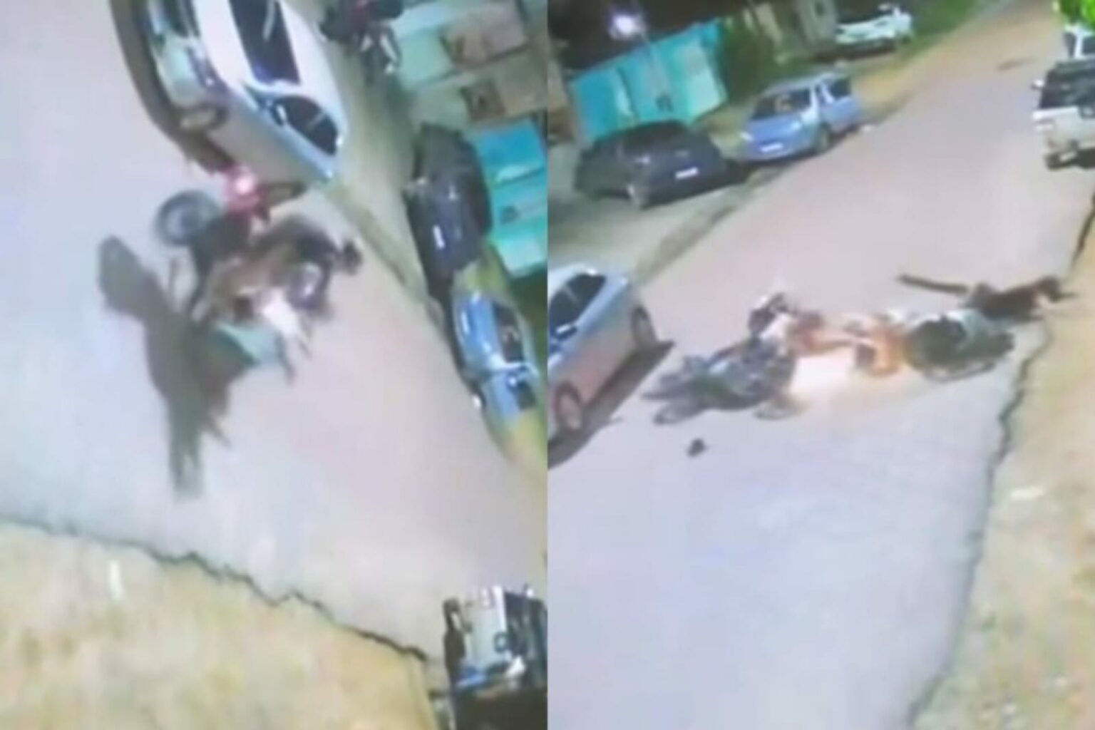 Colisão entre motos deixa jovem gravemente ferida no Pará