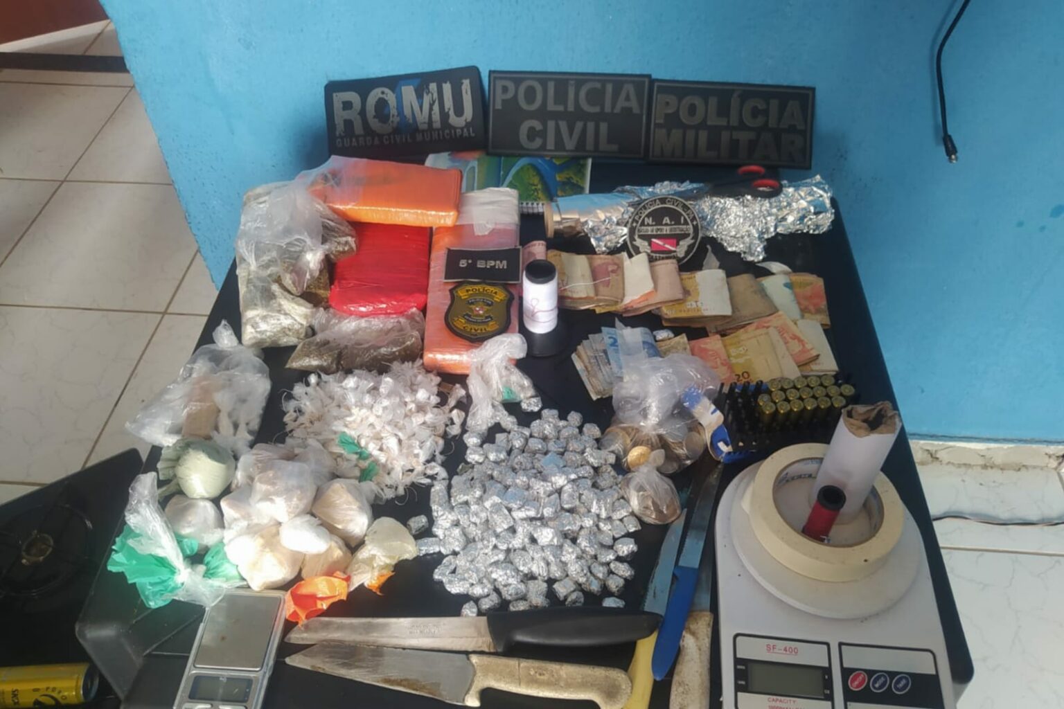 PM desarticula ponto de tráfico e apreende drogas e munições no Pará
