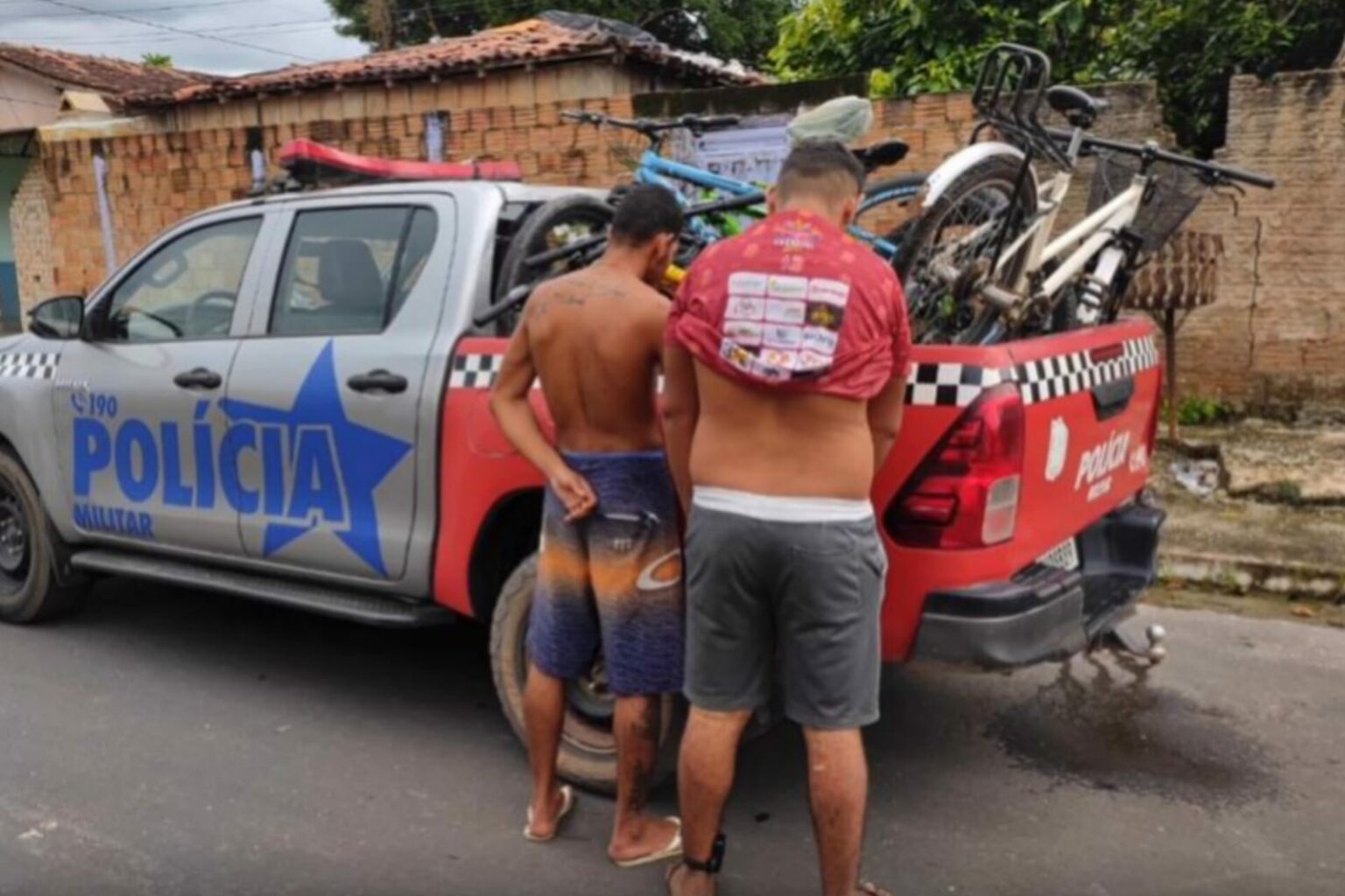 PM prende suspeitos e recupera bicicletas furtadas em Paragominas
