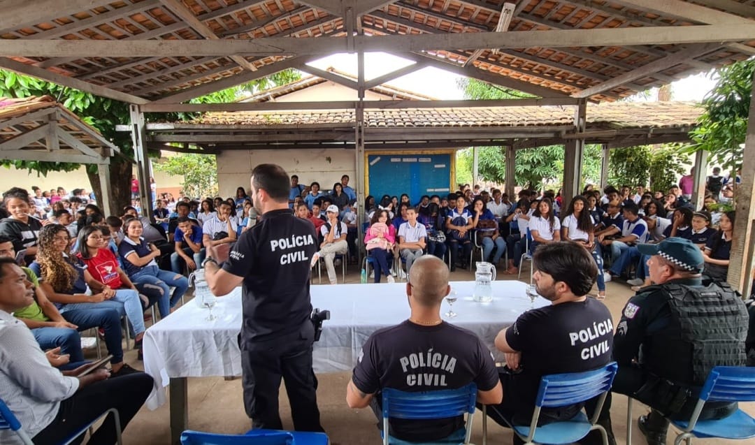 Polícia Civil realiza palestra sobre Cultura de Paz na Escola Liberdade em Marabá