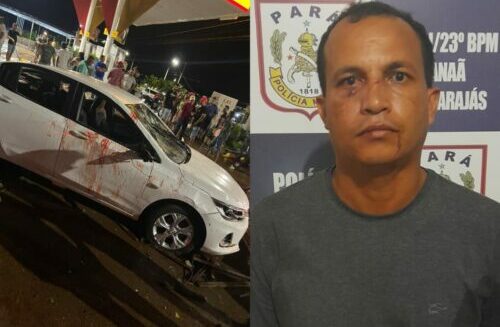 Motorista é espancado e tem carro amassado por populares em Canaã; vídeo