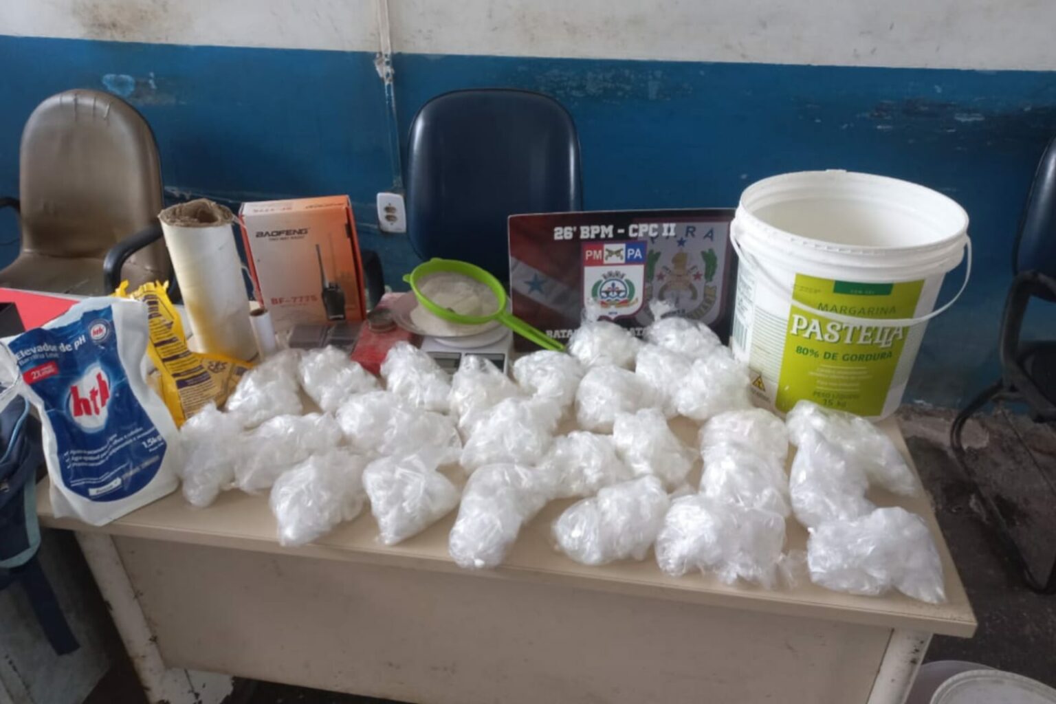 PM realiza prisões e apreende grande quantidade de drogas no Pará