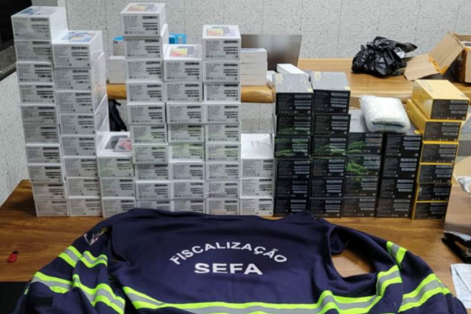 Sefa apreende eletrônicos avaliados em mais de R$ 520 mil no Pará