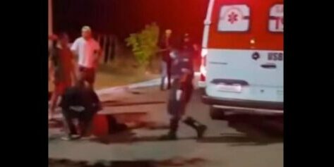 Motociclista fica ferido após avançar preferencial e colidir contra caminhão no Pará