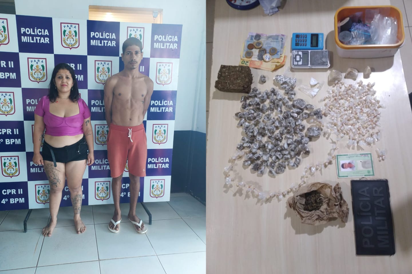 PM desarticula ponto de tráfico de drogas em Marabá