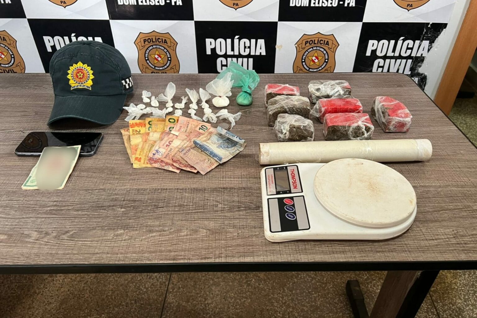 PM apreende adolescente por tráfico de drogas em Dom Eliseu