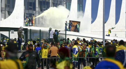 GSI divulga imagens do dia da invasão no Palácio do Planalto