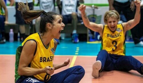 Brasil bate Canadá, em Desafio Internacional feminino de Vôlei Sentado