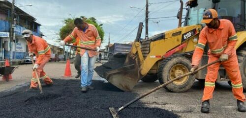 Prefeitura segue realizando operação ‘Tapa-Buraco’ em Marabá
