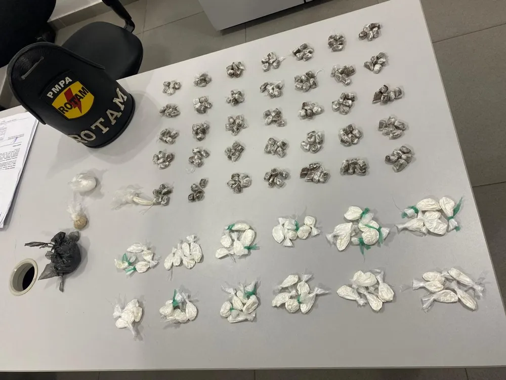Homem é preso com mais de 200 porções de drogas no Pará