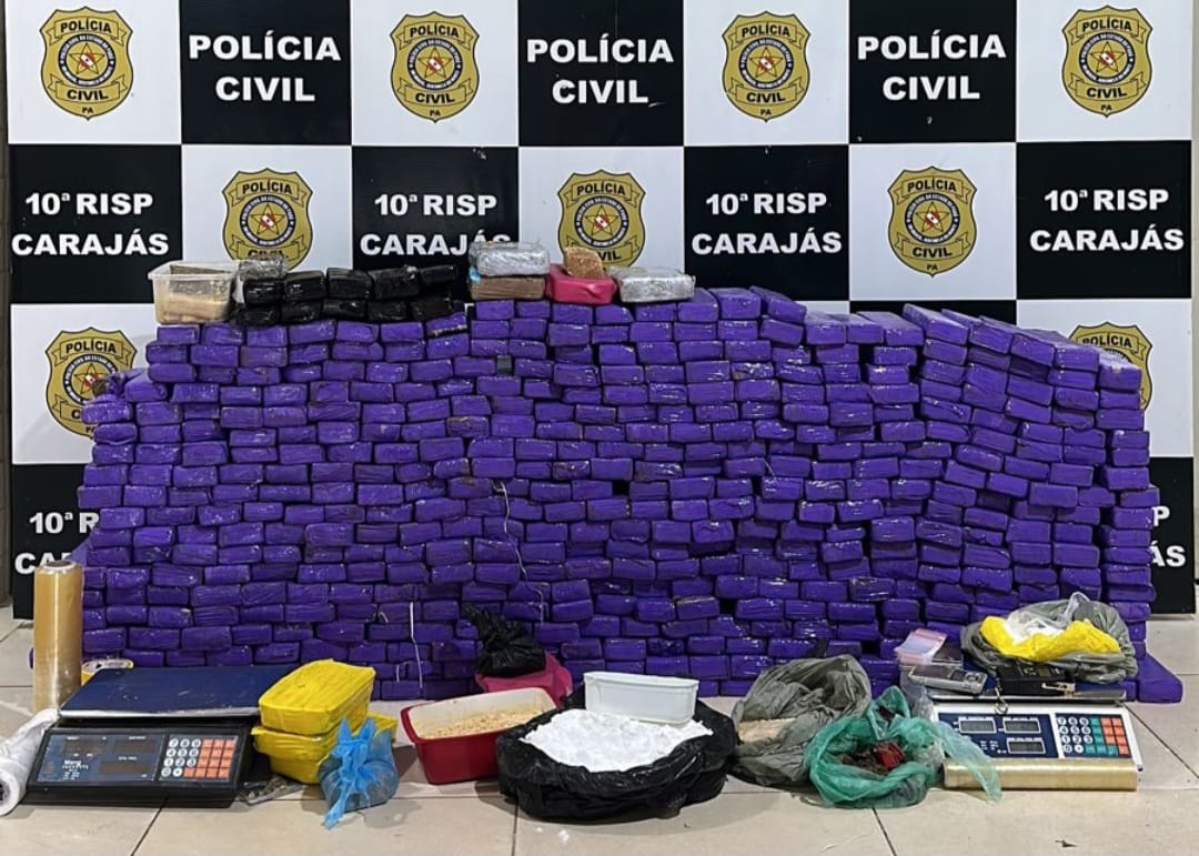 Polícia Civil prende traficante com mais de 300 kg de drogas em Marabá
