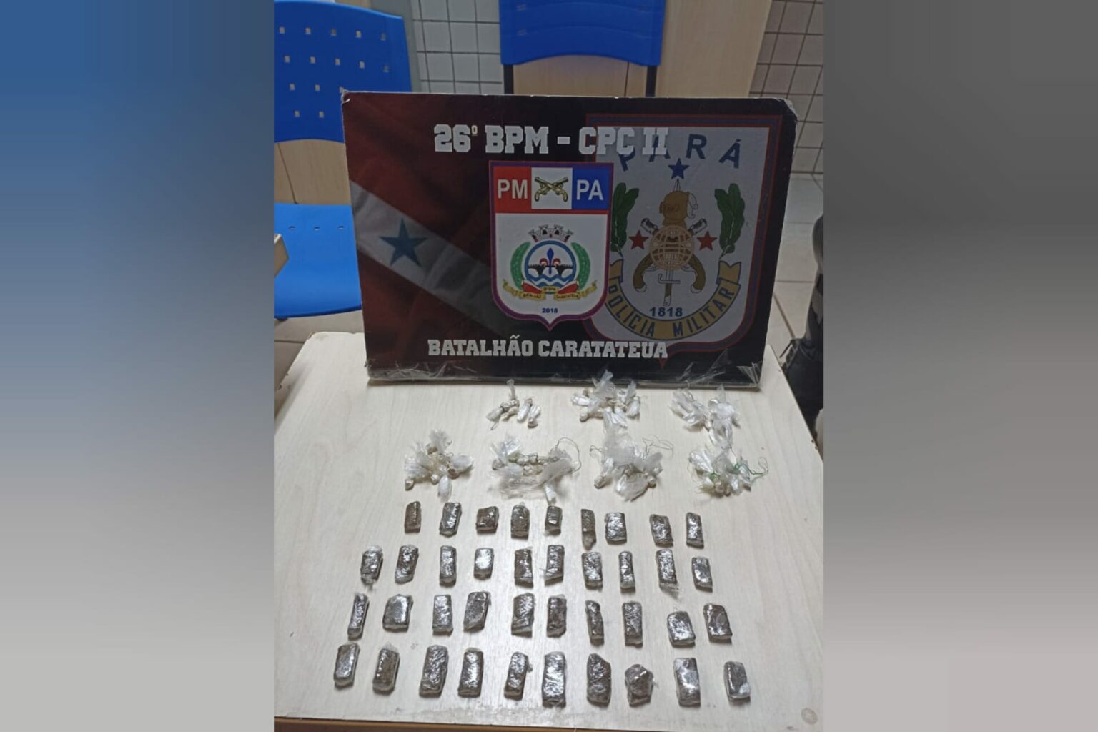 Homem é preso com mais de 100 porções de drogas no Pará