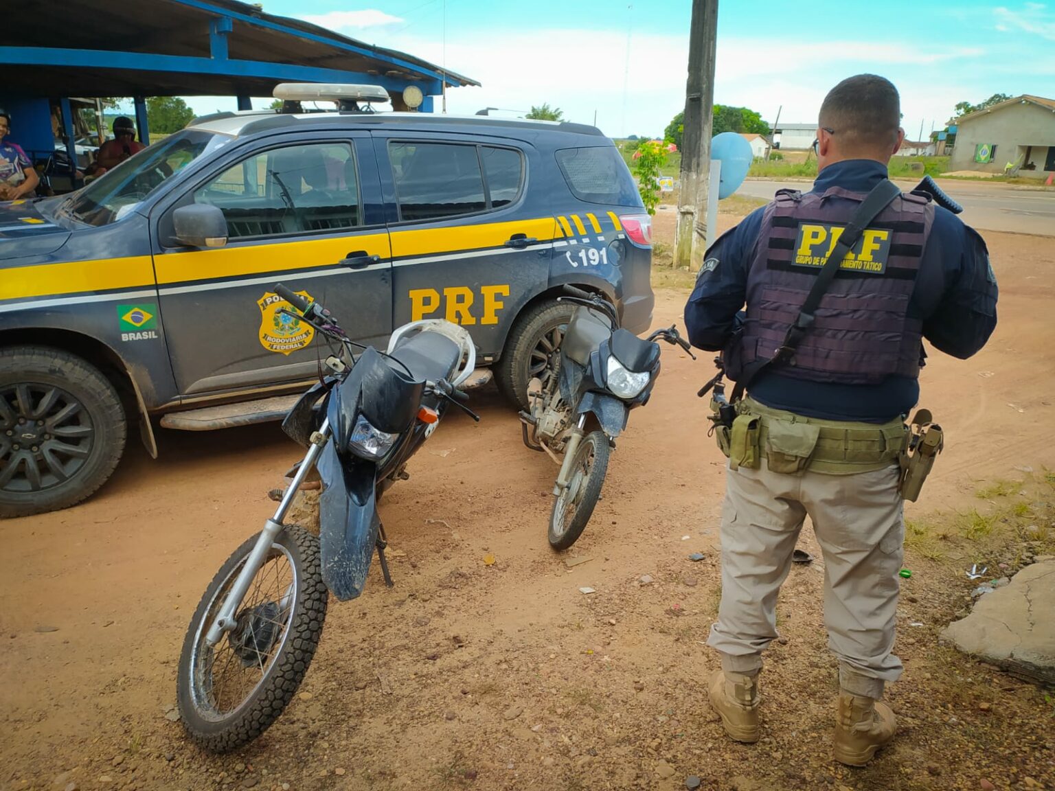PRF recupera veículos roubados em Bom Jesus do Tocantins