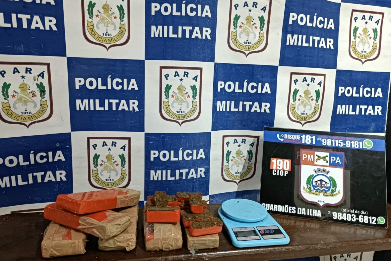 PM apreende mais de 4kg de drogas no Pará