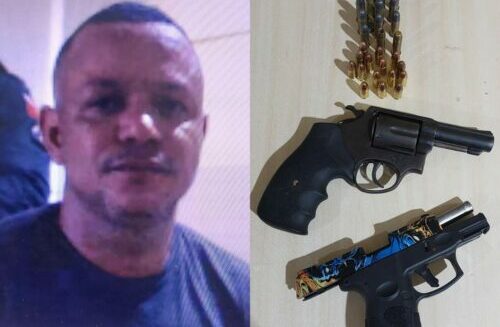 Motorista é flagrado com armas de fogo em Marabá