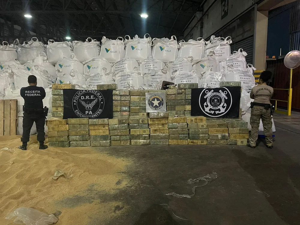 PF deflagra operação contra tráfico internacional de cocaína para a Europa