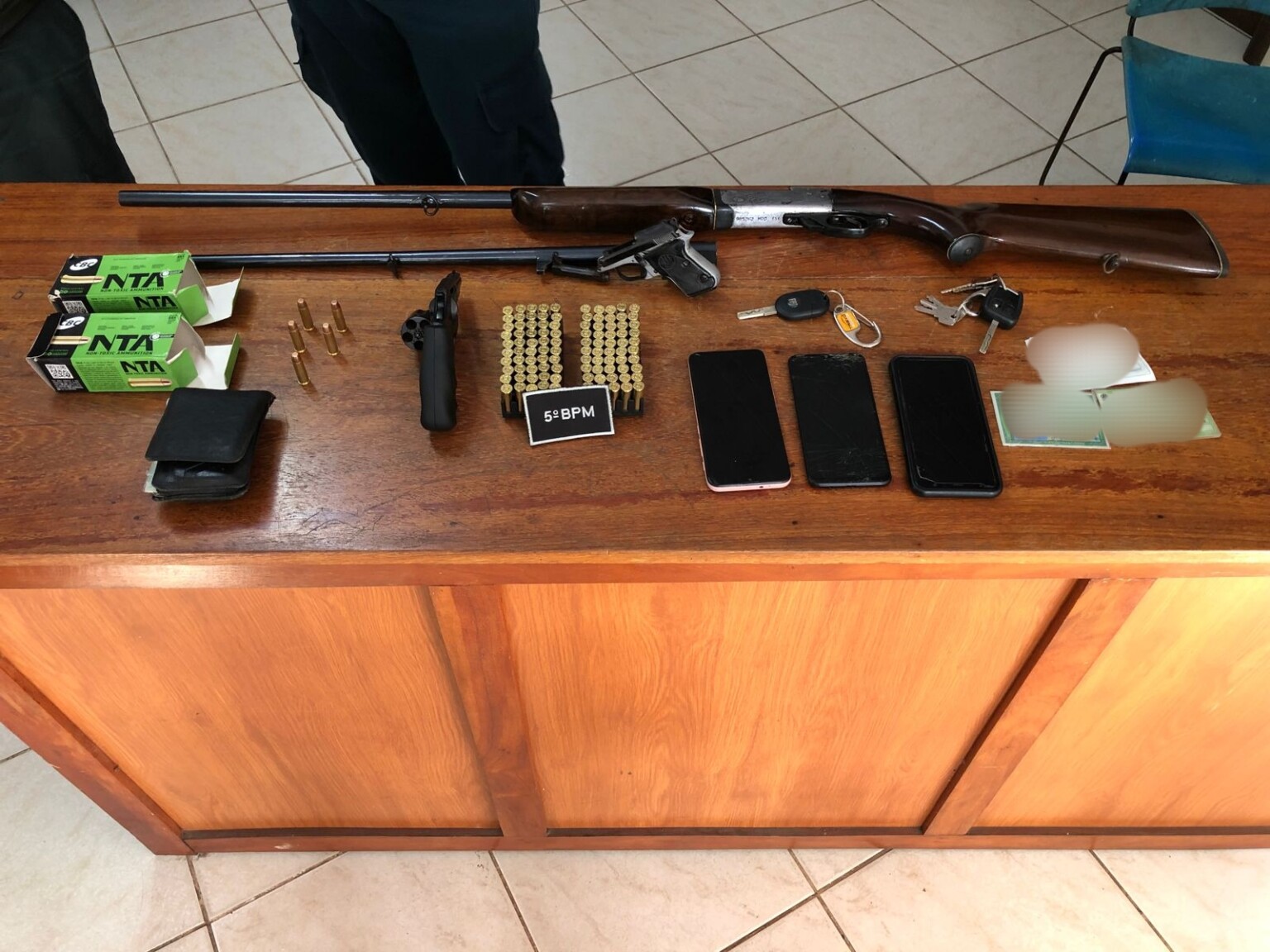 Trio é preso com armas e munições no nordeste do Pará
