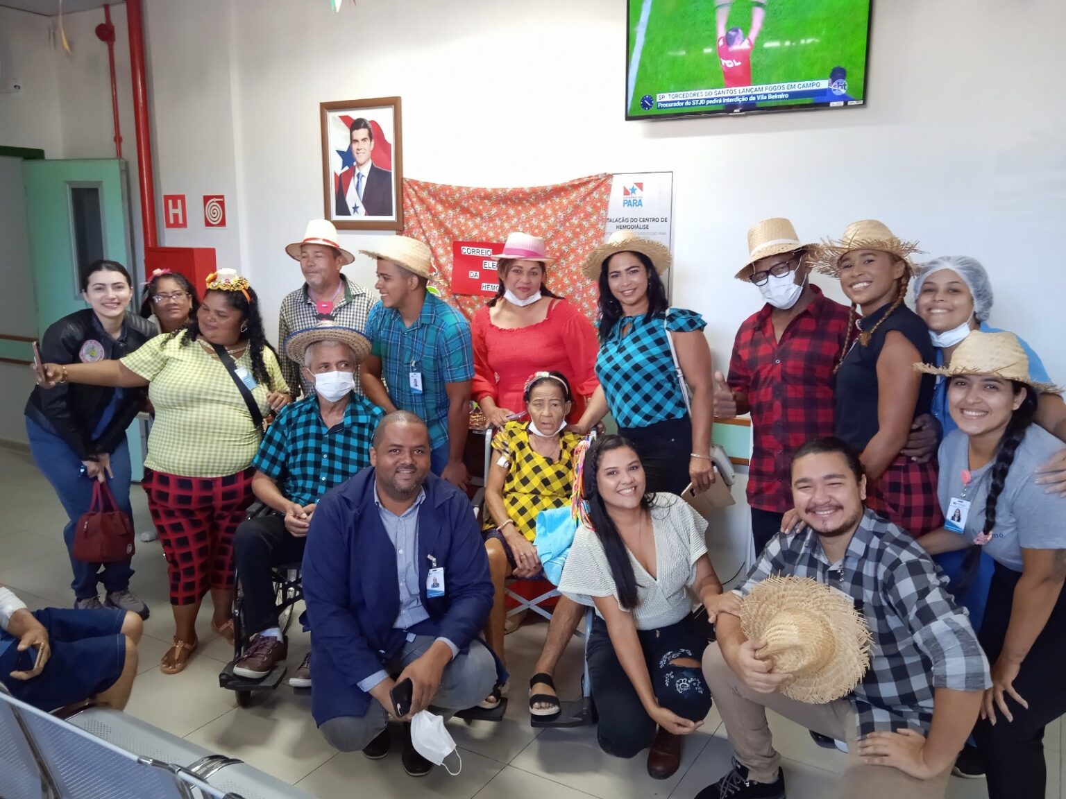 Hospital Regional de Marabá promove Festa Junina para pacientes de hemodiálise