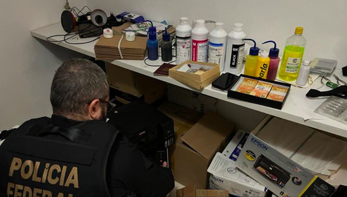 PF faz operação contra falsificação de dinheiro
