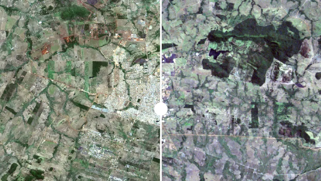 Fotos mostram antes e depois de Canaã dos Carajás, cidade que mais cresceu no Brasil