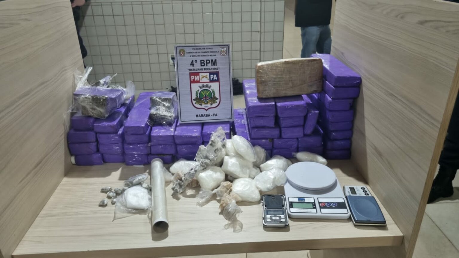 PM apreende mais de 30 kg de drogas em Marabá