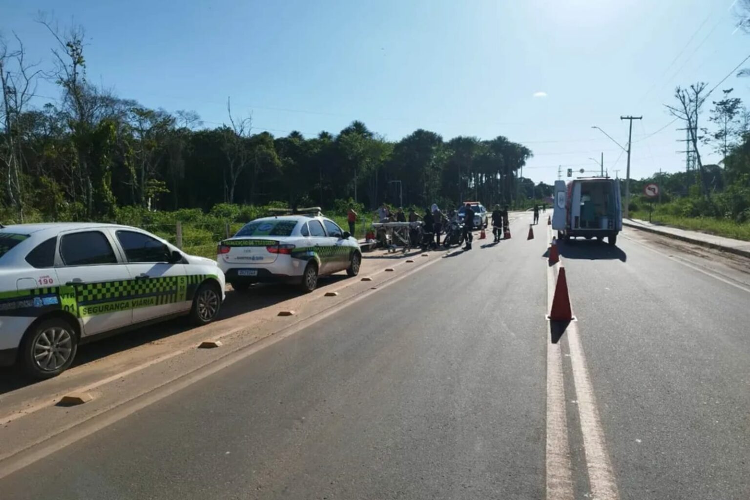 Homem é socorrido com fratura exposta após acidente no Pará