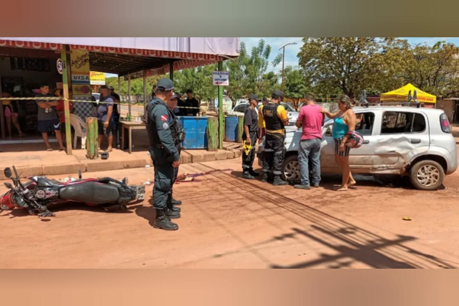 Motociclista fica gravemente ferido após ser atingido por veículo no Pará