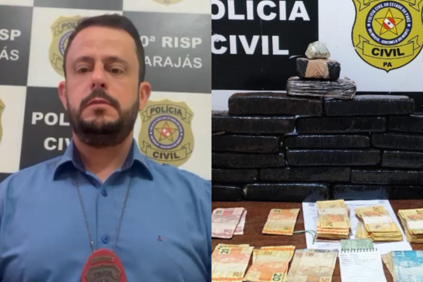 Polícia Civil apreende mais de 20 kg de drogas e R$ 13 mil em Marabá